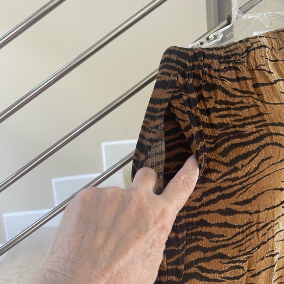 VINTAGE MOSCHINO animal print SWIM COVERUP Pants - Picture 12 of 13